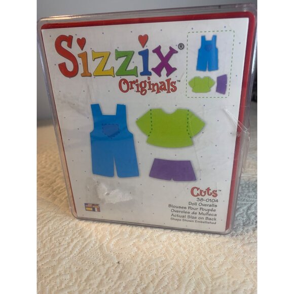 Sizzix Originals Doll Overalls Large Die Cut 38-0104 Craft Embellishment - Picture 13 of 16